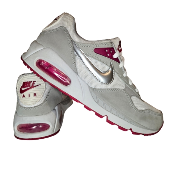 Nike Shoes - Nike Women's White/Pink/Grey Air Max Trail Running Sneakers Size 7